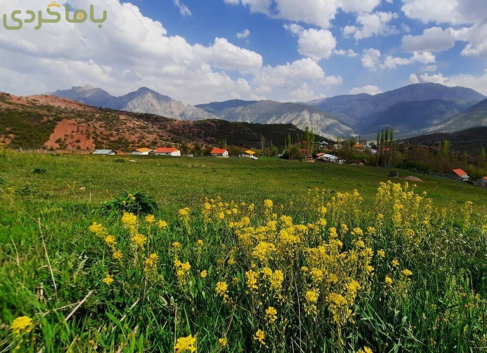 روستای پاجی میانا در فصل بهار